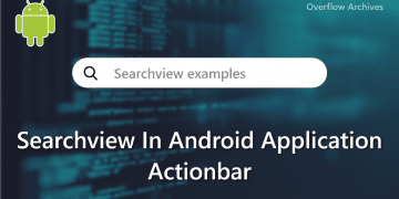 android searchview in actionbar - overflow archives