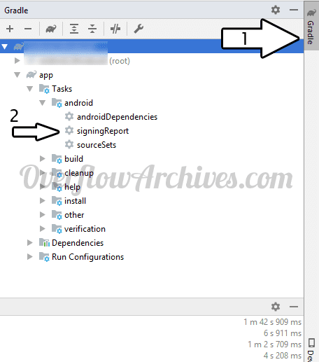 overflowarchives.com - Android gradle SHA key